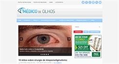 Desktop Screenshot of medicodeolhos.com.br